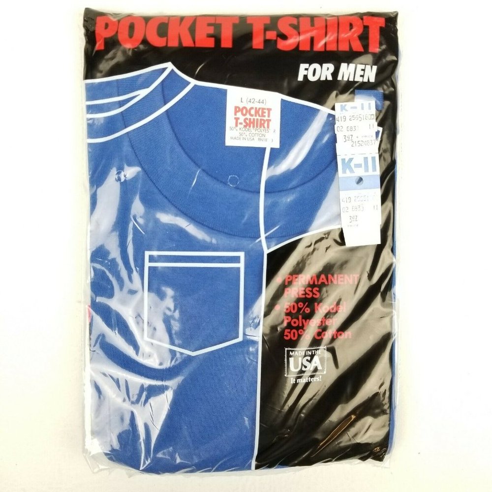 New In Package Vintage T Shirt Single Stitch Blank